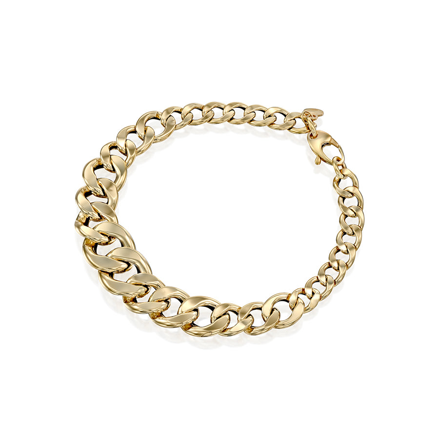 צמיד חוליות,זהב 14K,דגם POZB277-266541