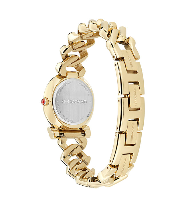 שעון Ferragamo מקולקציית Gancini Twisted, שעון לאישה ,דגם SFT200225