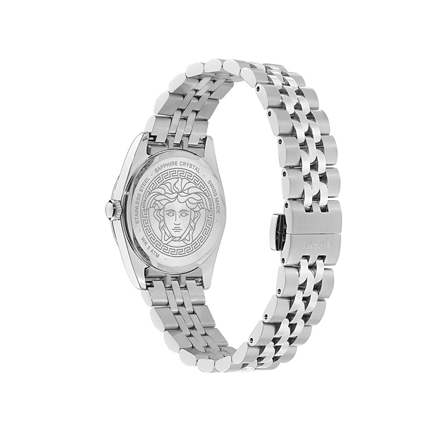 שעון עם יהלומים Versace מקולקציית MILLENYIUM LADY, שעון לאישה ,דגם VE5K00526
