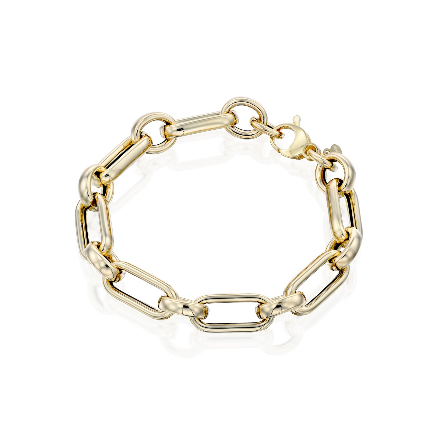 צמיד חוליות ,זהב 14 K, דגם POZB277-255386-20