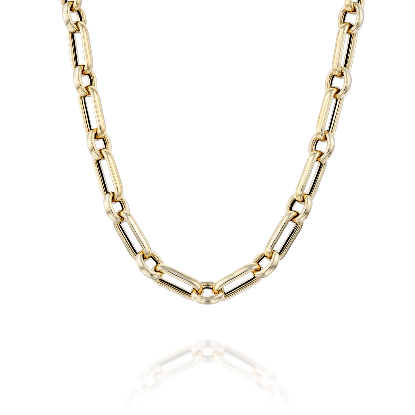 שרשרת זהב 14K,דגם POZC277-255386-46