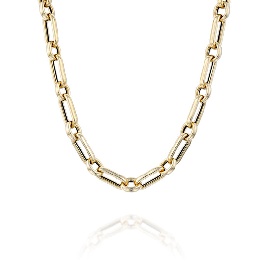 שרשרת זהב 14K,דגם POZC277-255386-46