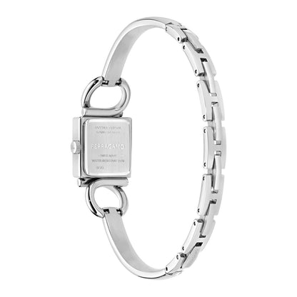 שעון-צמיד עם יהלומים FERRAGAMO לאישה מקולקציית ID ELEMENTS – GANCIO EVO, דגם SFJG00226