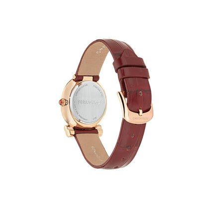 שעון Ferragamo עם יהלומים מקולקציית Gancini Twisted, שעון לאישה ,דגם SFJK00226
