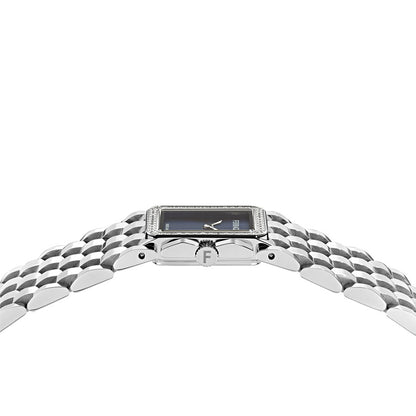 שעון Ferragamo מקולקציית Manchette עם אמרלד ויהלומים, שעון לאישה ,דגם SFJM00526