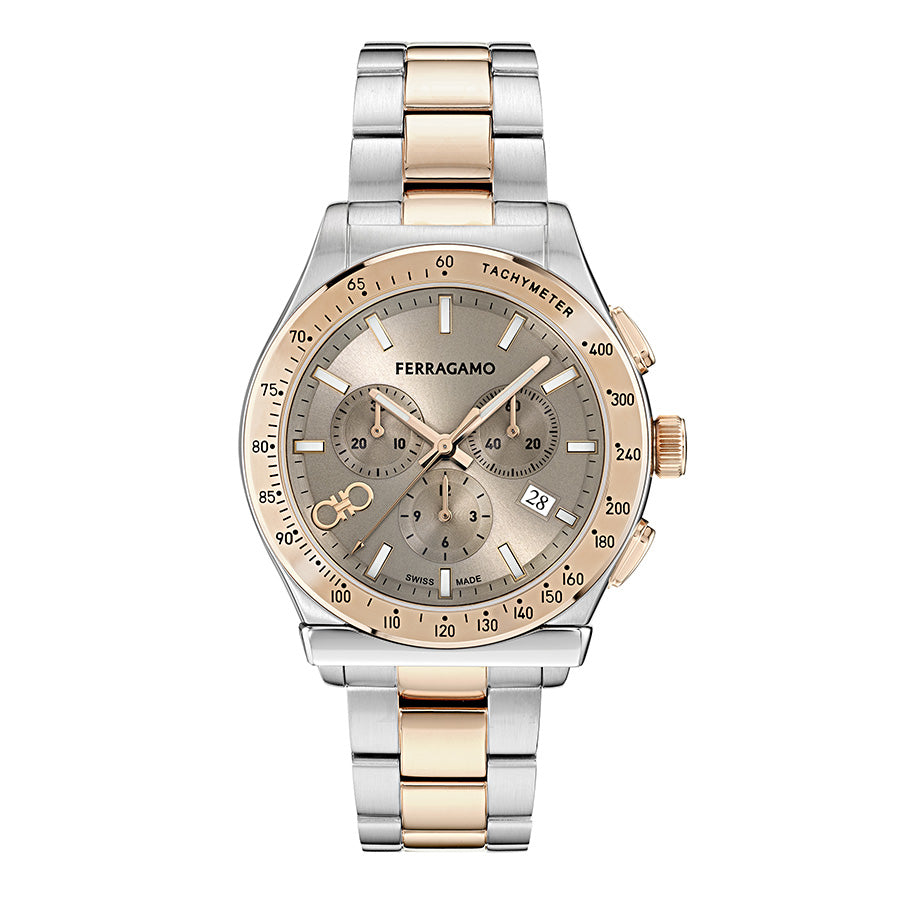 שעון Ferragamo מקולקציית 1927 Chrono, שעון לגבר ,דגם SFKZ01026