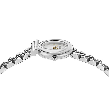 שעון Ferragamo עם יהלומים מקולקציית Gancini Twisted, שעון לאישה ,דגם SFNN00126