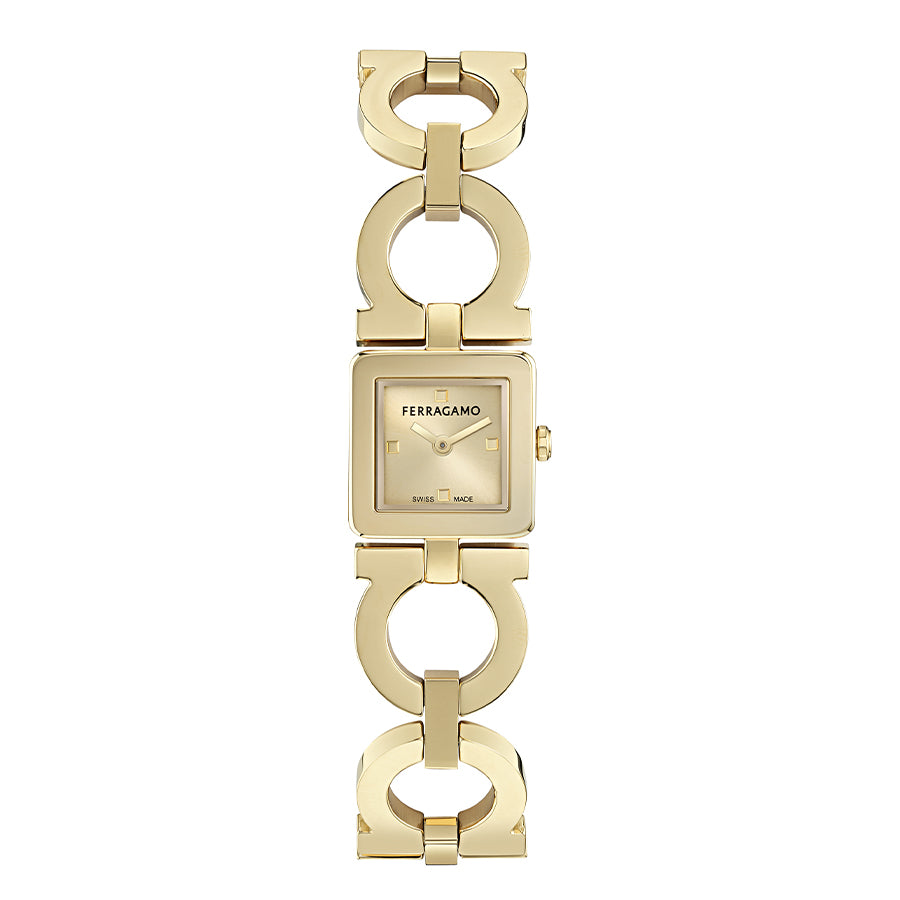 שעון Ferragamo מקולקציית Double Gancini New, שעון לאישה ,דגם SFNP00226