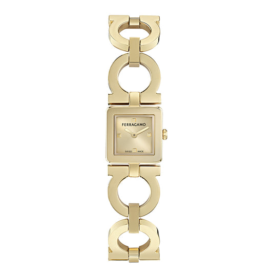 שעון Ferragamo מקולקציית Double Gancini New, שעון לאישה ,דגם SFNP00226