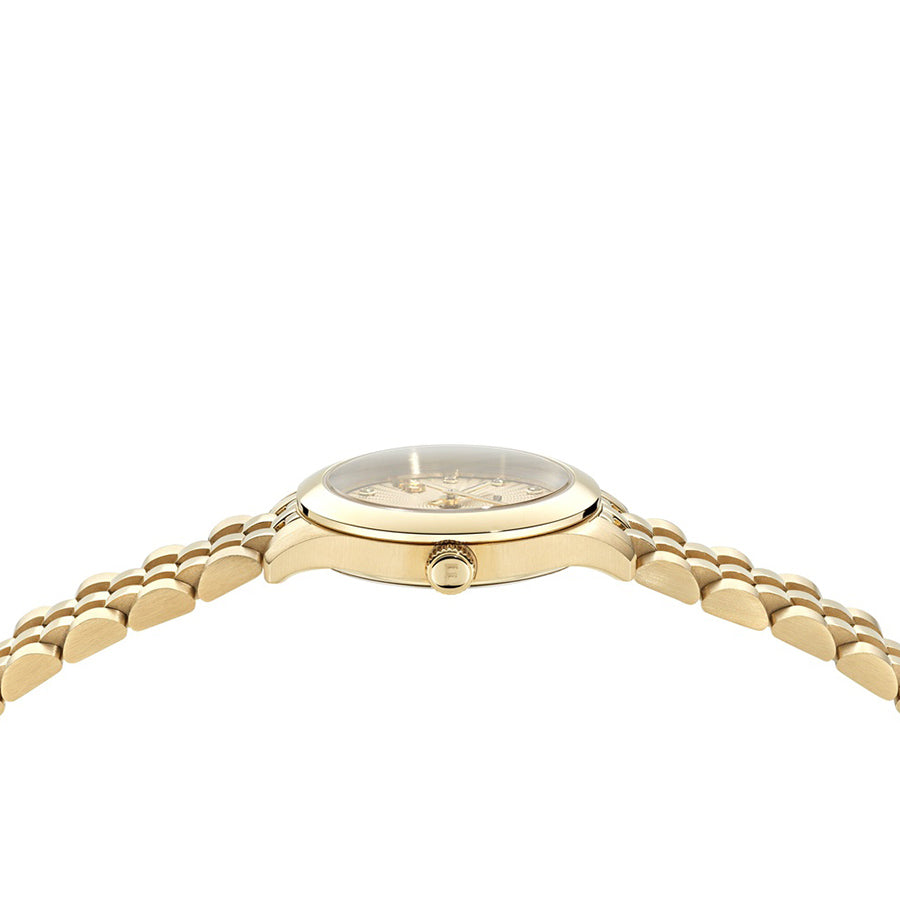 שעון Ferragamo עם יהלומים מקולקציית DUO, שעון לאישה ,SFSA00926