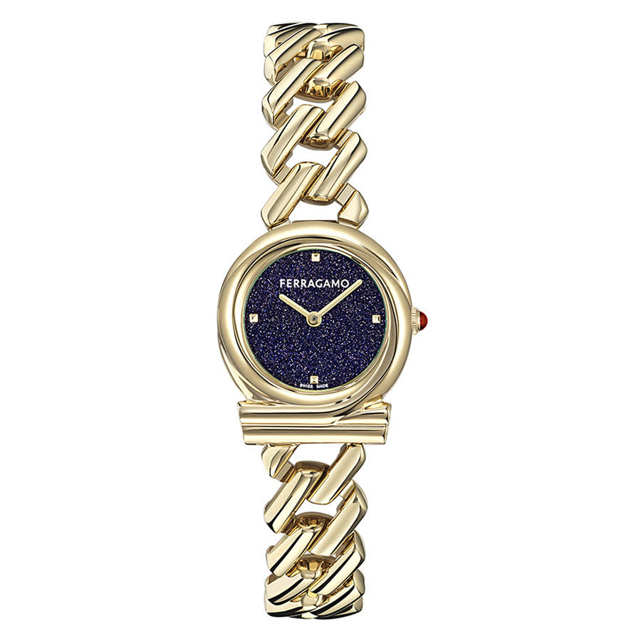 שעון Ferragamo מקולקציית Gancini Twisted, שעון לאישה ,דגם SFT200225