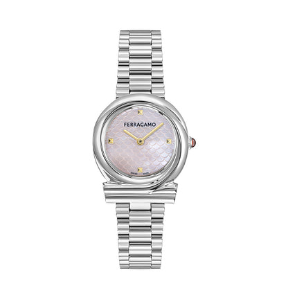 שעון Ferragamo מקולקציית Gancini Twisted, שעון לאישה ,דגם SFTG00325