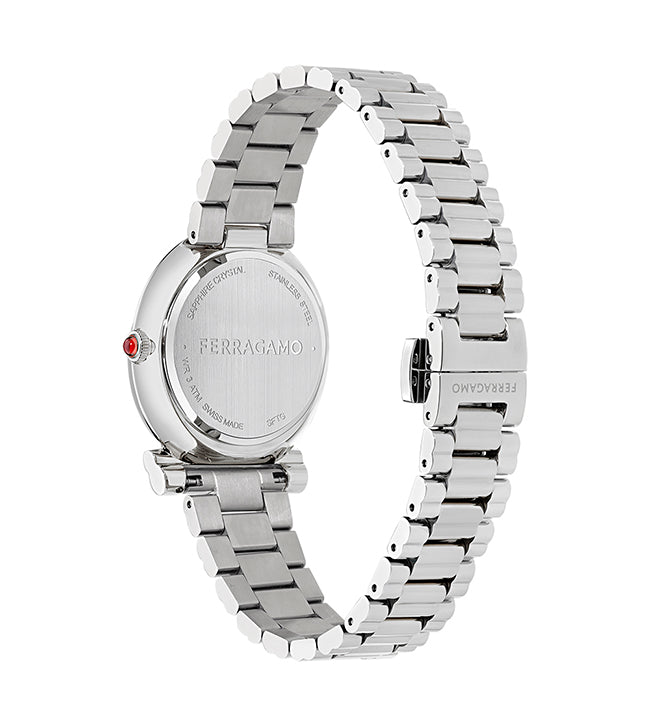 שעון Ferragamo מקולקציית Gancini Twisted, שעון לאישה ,דגם SFTG00325