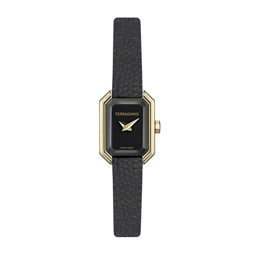 שעון Ferragamo מקולקציית CRYSTAL TANK PETITE, שעון לאישה ,דגם SFTI00125