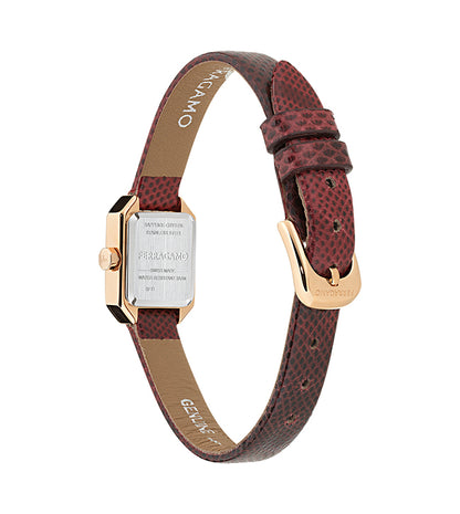 שעון Ferragamo מקולקציית CRYSTAL TANK PETITE, שעון לאישה ,דגם SFTI00225