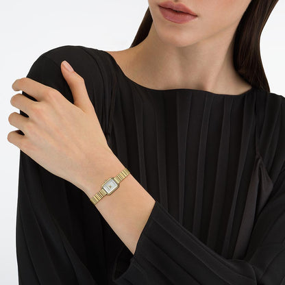 שעון Ferragamo מקולקציית CRYSTAL TANK PETITE, שעון לאישה ,דגם SFTI00425
