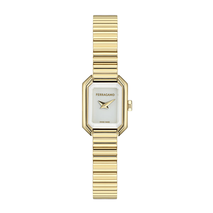 שעון Ferragamo מקולקציית CRYSTAL TANK PETITE, שעון לאישה ,דגם SFTI00425