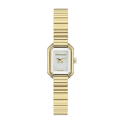 שעון Ferragamo מקולקציית CRYSTAL TANK PETITE, שעון לאישה ,דגם SFTI00425