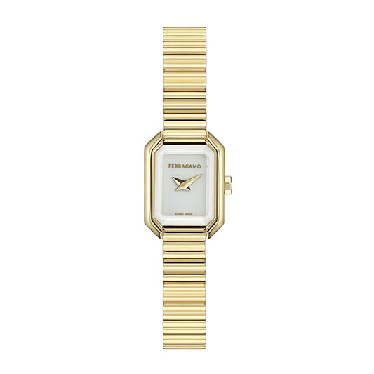 שעון Ferragamo מקולקציית CRYSTAL TANK PETITE, שעון לאישה ,דגם SFTI00425