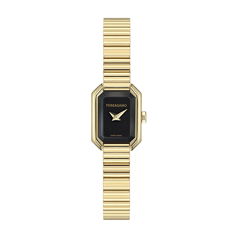 שעון Ferragamo מקולקציית CRYSTAL TANK PETITE, שעון לאישה ,דגם SFTI00525