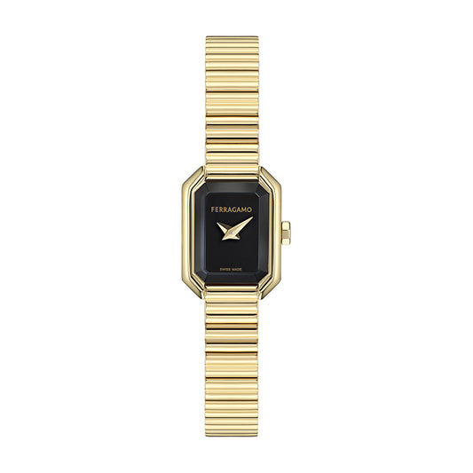 שעון Ferragamo מקולקציית CRYSTAL TANK PETITE, שעון לאישה ,דגם SFTI00525