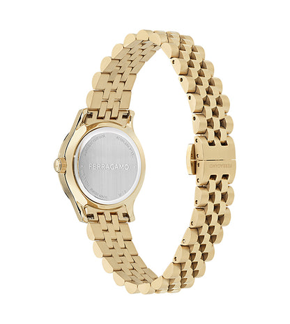 שעון Ferragamo עם יהלומים מקולקציית DUO, שעון לאישה ,דגם SFTY00425