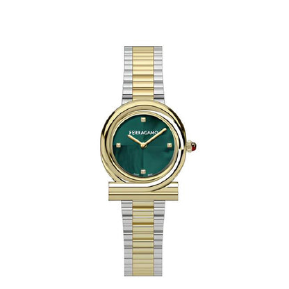 שעון Ferragamo מקולקציית Gancini Twisted, שעון לאישה ,דגם SFVB01425