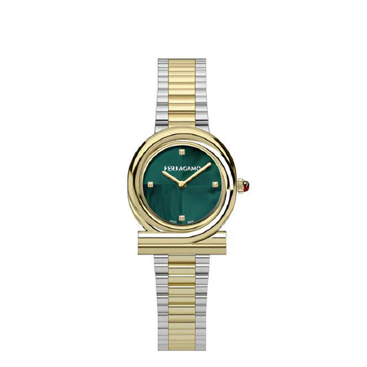 שעון Ferragamo מקולקציית Gancini Twisted, שעון לאישה ,דגם SFVB01425