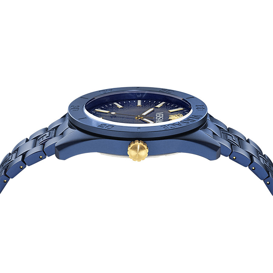 שעון Versace מקולקציית V-Dome Aluminum Bracelet Watch, שעון יוניסקס ,דגם VE0M00325