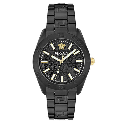 שעון Versace מקולקציית V-Dome Aluminum Bracelet Watch, שעון יוניסקס ,דגם VE0M00425