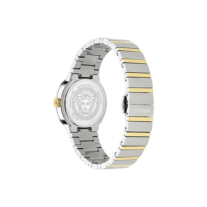 שעון Versace מקולקציית GRECA LOGO PEARL, שעון לאישה ,דגם VE0S00325