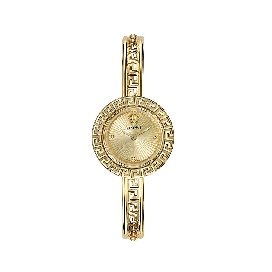שעון עם יהלומים Versace מקולקציית GRECA PENDANT , שעון לאישה ,דגם VE5I00326