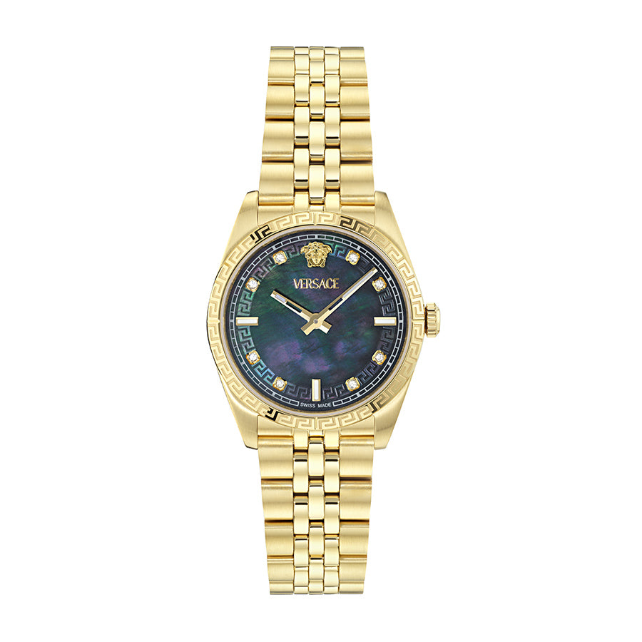 שעון עם יהלומים Versace מקולקציית MILLENYIUM LADY, שעון לאישה ,דגם VE5K00626