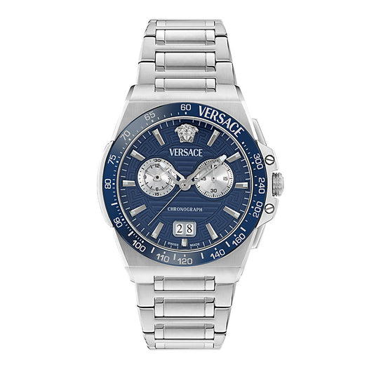 שעון Versace מקולקציית Greca Reaction , שעון לגבר ,דגם VE5N00326