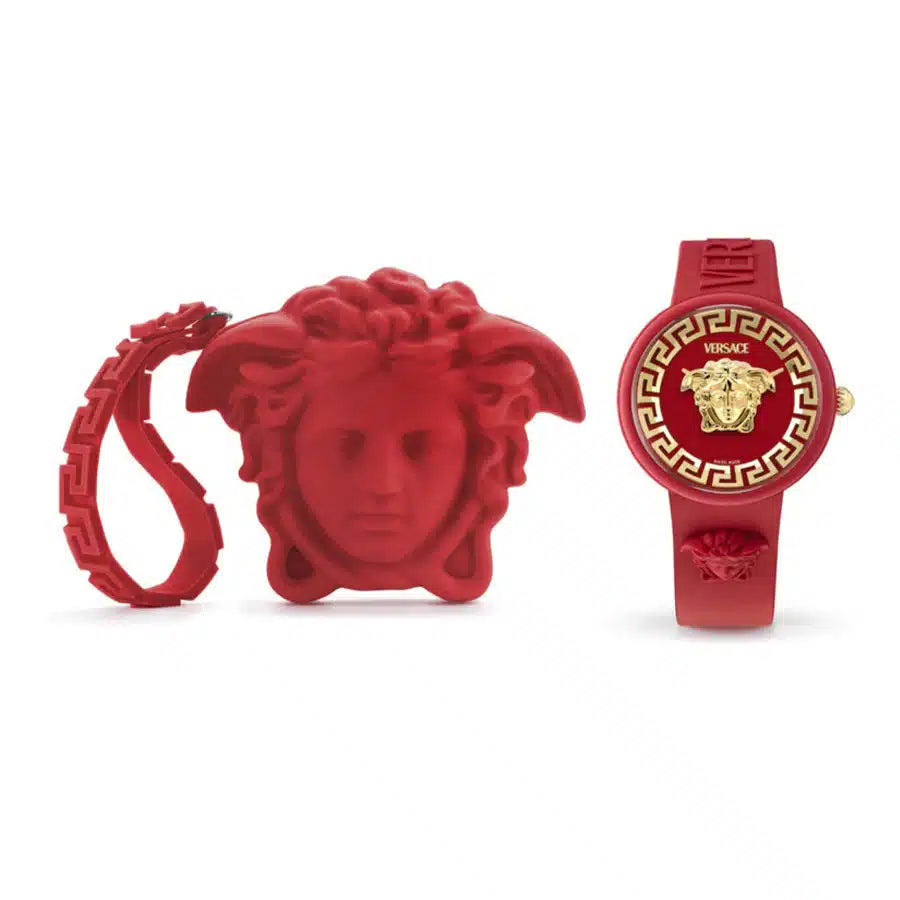 שעון Versace מקולקציית Medusa Pop Silicone Watch, שעון לאישה ,דגם VE8J00324