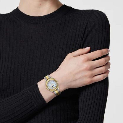 שעון Versace מקולקציית GRECA TIME WITH DIAMONDS, שעון לאישה ,דגם VE9CA0625