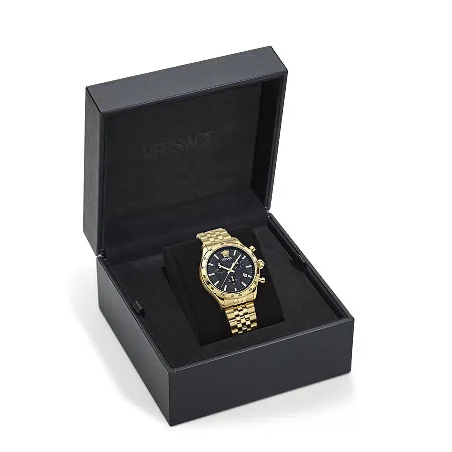 שעון Versace מקולקציית Hellenyium Chrono Petite Bracelet, שעון לגבר ,דגם VECFA052