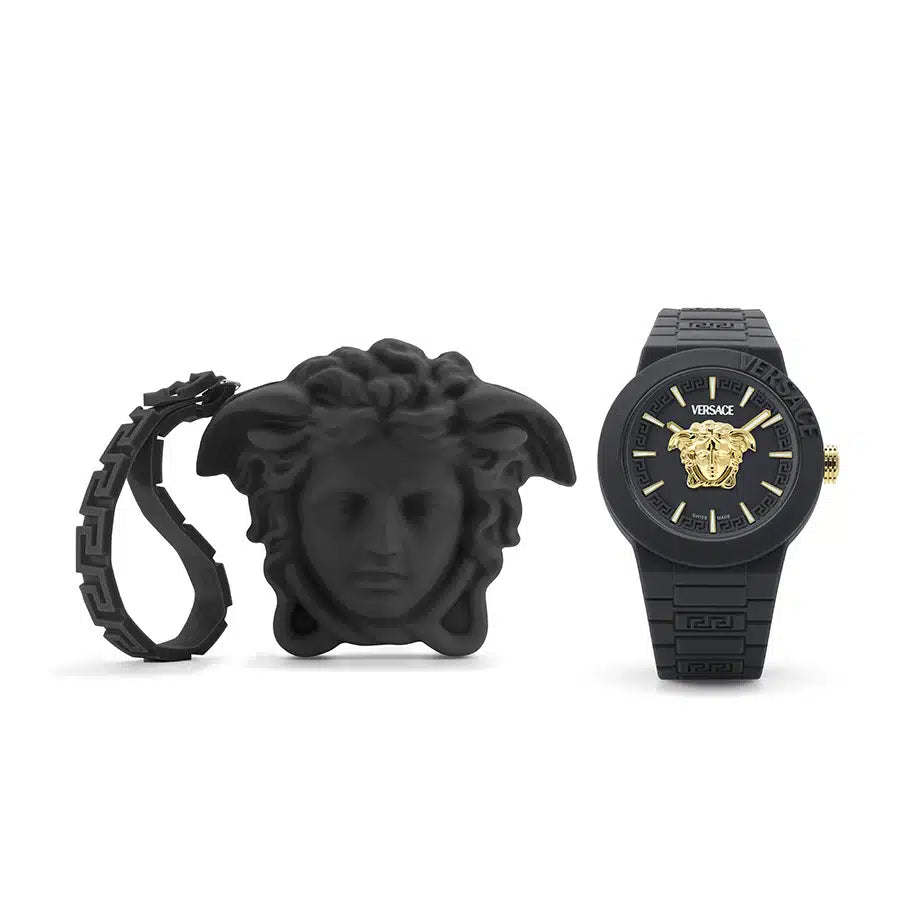 שעון Versace מקולקציית V-Pop Silicone, שעון לגבר ,דגם VEEFA0424