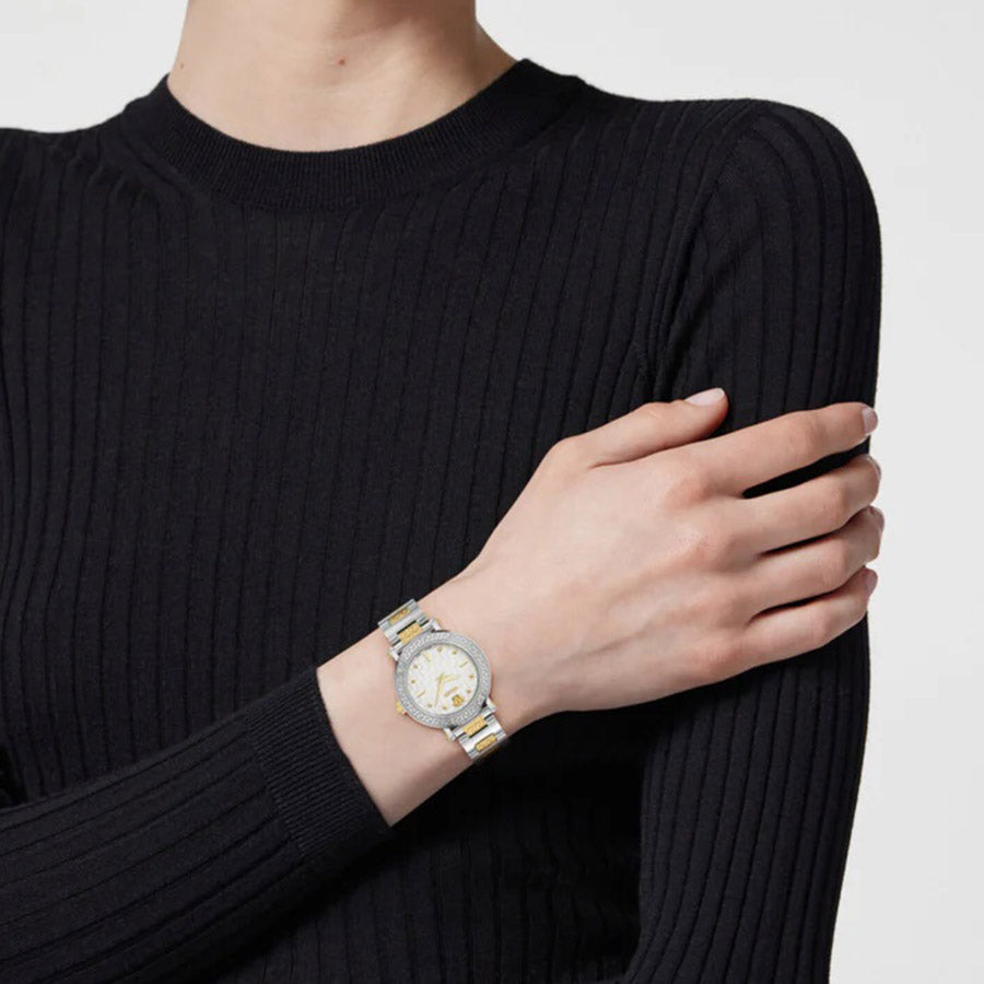 שעון Versace מקולקציית GRECA SPHERE PETITE, שעון לאישה ,דגם VEKLA0325