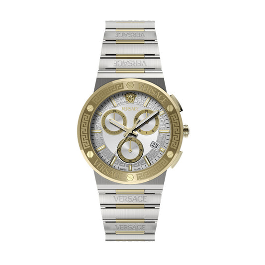 שעון Versace מקולקציית GRECA LOGO CHRONO RESTYLE , שעון לגבר ,דגם VEKMA0525